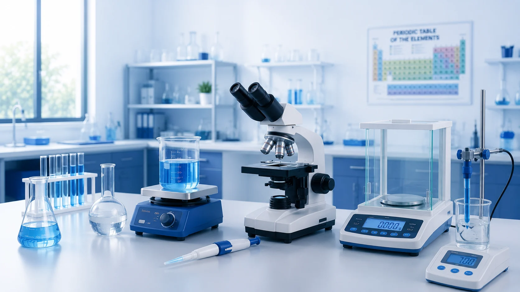 Scientific equipment for practical experimentation