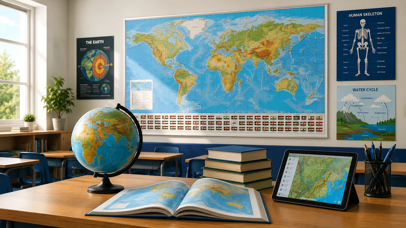 Educational maps and learning material supported by Vinlab